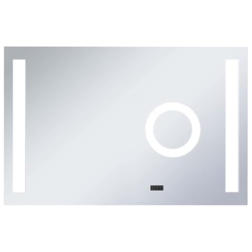 SKM LED-Badspiegel mit Berührungssensor 100x60 cm,Heim & Garten,Dekoration,Spiegel,Silber,10.15KG,144743 von SKM
