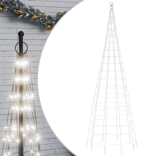 SKM LED-Weihnachtsbaum für Fahnenmast 550 LEDs Kaltweiß 300 cm,Heim & Garten,Dekoration,Festtags-Dekoartikel,Weihnachtsbeleuchtung,Kaltweiß,0.76 kg,358113 SKM LED-Weihnachtsbaum für Fahnenmast 550 LEDs Kaltweiß 300 cm,Heim & Garten,Dekoration,Festtags-Dekoartikel,Weihnachtsbeleuchtung,Kaltweiß,0.76 kg,358113 von SKM