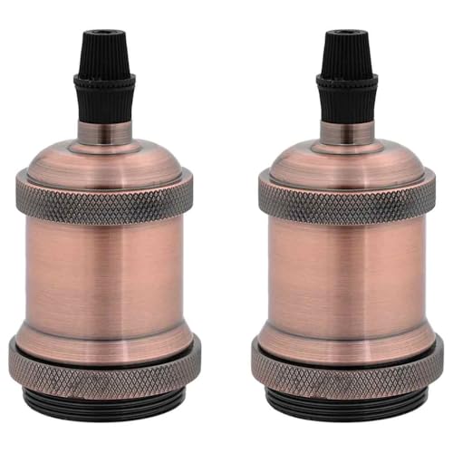 SKM Lampenfassungen 2 STK. Rot-Bronze E27,Heim & Garten,Beleuchtungszubehör,Rotbronze,0.18 kg,4106524 SKM Lampenfassungen 2 STK. Rot-Bronze E27,Heim & Garten,Beleuchtungszubehör,Rotbronze,0.18 kg,4106524 von SKM