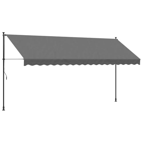 SKM Markise Einzieh Anthrazit 400x150 cm Stoff und Stahl,Heim & Garten,Rasen & Garten,Garten & Balkon,Markisen,Anthrazit,8.35 kg,368742 SKM Markise Einzieh Anthrazit 400x150 cm Stoff und Stahl,Heim & Garten,Rasen & Garten,Garten & Balkon,Markisen,Anthrazit,8.35 kg,368742 von SKM