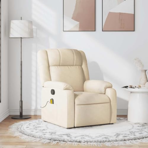 SKM Massagesessel Creme Stoff,Möbel,Stühle,Sessel,Creme,21.25KG,373557 von SKM