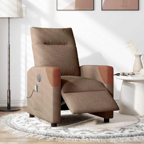 SKM Massagesessel Elektrisch Braun Stoff,Möbel,Stühle,Sessel,Braun,22.5KG,3324001 von SKM