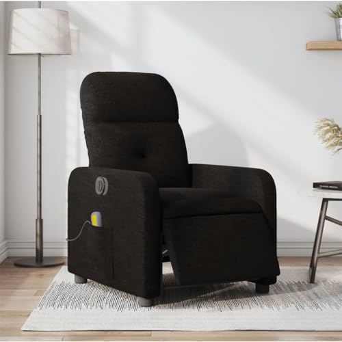 SKM Massagesessel Elektrisch Schwarz Stoff,Möbel,Stühle,Sessel,Schwarz,22.6KG,3206788 von SKM