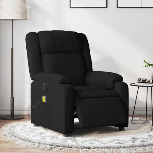 SKM Massagesessel Elektrisch Schwarz Stoff,Möbel,Stühle,Sessel,Schwarz,23.85KG,3205192 von SKM