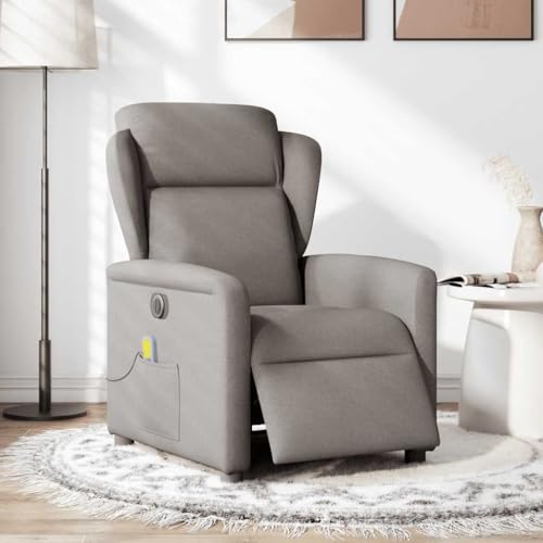 SKM Massagesessel Elektrisch Taupe Stoff,Möbel,Stühle,Sessel,Taupe,22.9KG,3303131 von SKM