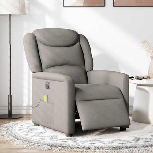 SKM Massagesessel Elektrisch Taupe Stoff,Möbel,Stühle,Sessel,Taupe,23.1KG,3303191 von SKM