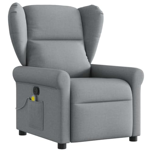 SKM Massagesessel Hellgrau Stoff,Möbel,Stühle,Sessel,Grau,21.1KG,4015666 von SKM