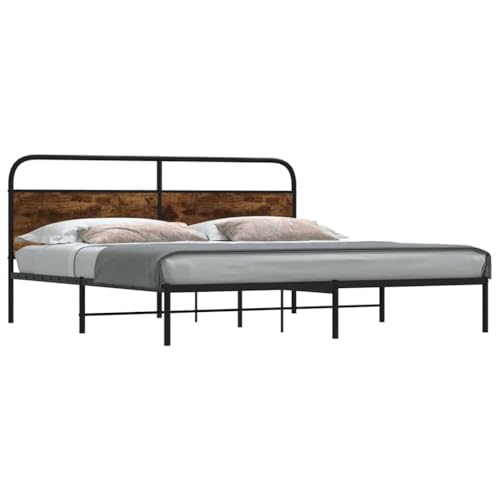 SKM Metallbett ohne Matratze Räuchereiche 180x200 cm,Möbel,Betten & Zubehör,Betten & Bettgestelle,Braun,34.6KG,3318630 SKM Metallbett ohne Matratze Räuchereiche 180x200 cm,Möbel,Betten & Zubehör,Betten & Bettgestelle,Braun,34.6KG,3318630 von SKM