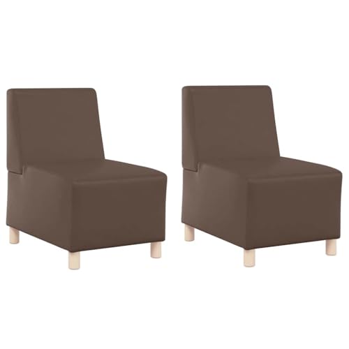 SKM Modulares Armfreies Sofa 2 pcs Braun 55 x 74 x 82 cm Kunstleder,Möbel,Sofas,Braun,31 kg,3399769 SKM Modulares Armfreies Sofa 2 pcs Braun 55 x 74 x 82 cm Kunstleder,Möbel,Sofas,Braun,31 kg,3399769 von SKM