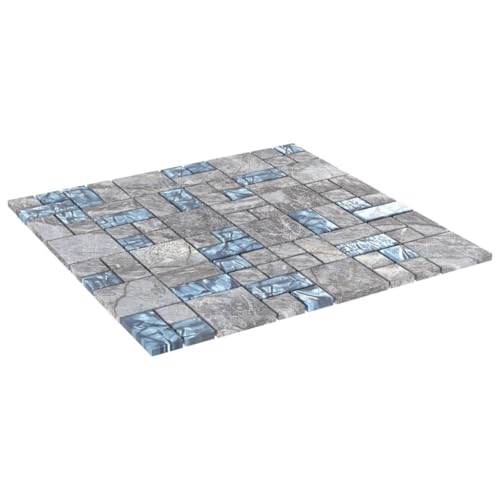 SKM Mosaikfliesen 22 STK. Grau Blau 30x30 cm Glas,Heimwerkerbedarf,Baumaterialien,Wand- & Deckenfliesen,Mehrfarbig,30.7 kg,327310 SKM Mosaikfliesen 22 STK. Grau Blau 30x30 cm Glas,Heimwerkerbedarf,Baumaterialien,Wand- & Deckenfliesen,Mehrfarbig,30.7 kg,327310 von SKM