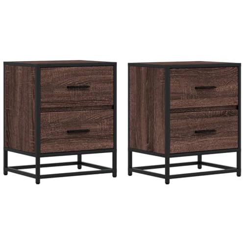 SKM Nachttische 2 STK. Braun Eichen-Optik 40x31x50 cm Holzwerkstoff,Möbel,Tische,Nachttische,Braun,25.5KG,848683 SKM Nachttische 2 STK. Braun Eichen-Optik 40x31x50 cm Holzwerkstoff,Möbel,Tische,Nachttische,Braun,25.5KG,848683 von SKM