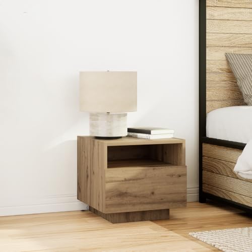 SKM Nachttische mit LED-Leuchten 2 STK. Artisan Eiche 40x39x37 cm,Möbel,Tische,Nachttische,Beige,21.25KG,863069 SKM Nachttische mit LED-Leuchten 2 STK. Artisan Eiche 40x39x37 cm,Möbel,Tische,Nachttische,Beige,21.25KG,863069 von SKM