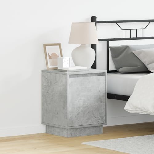 SKM Nachttische mit LED-Leuchten 2 STK. Betongrau 39x34,5x50 cm,Möbel,Tische,Nachttische,Grau,18.8KG,869601 SKM Nachttische mit LED-Leuchten 2 STK. Betongrau 39x34,5x50 cm,Möbel,Tische,Nachttische,Grau,18.8KG,869601 von SKM