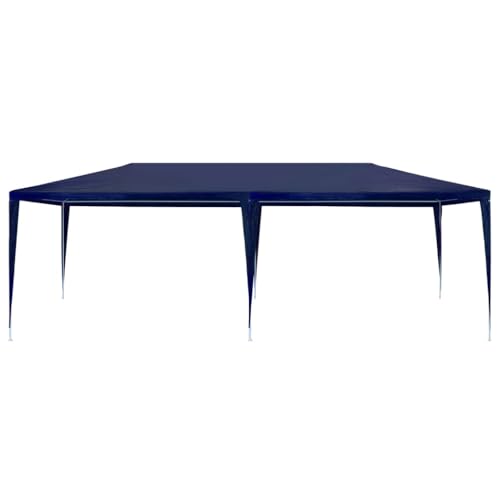 SKM Partyzelt 3x6 m PE Blau,Heim & Garten,Rasen & Garten,Garten & Balkon,Gartenbauten,Pavillons & Partyzelte,Blau,10.56 kg,45083 von SKM