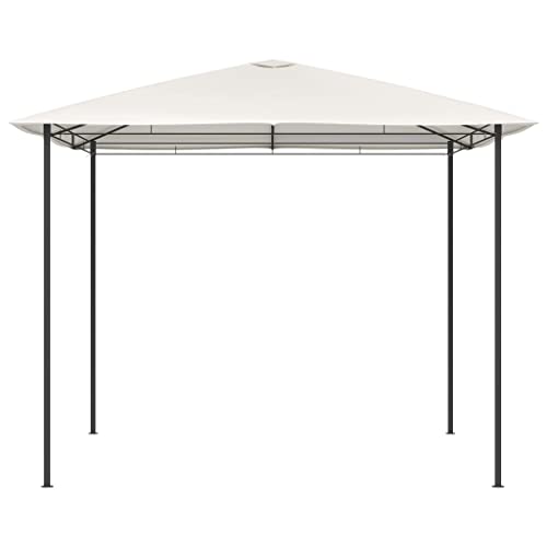SKM Pavillon 3x3x2,6 m Creme 160 g/m²,Heim & Garten,Rasen & Garten,Garten & Balkon,Gartenbauten,Pavillons & Partyzelte,Creme,19 kg,313608 von SKM