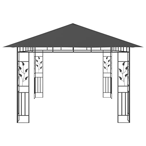 SKM Pavillon mit Moskitonetz 4x3x2,73 m Anthrazit 180 g/m²,Heim & Garten,Rasen & Garten,Garten & Balkon,Gartenbauten,Pavillons & Partyzelte,Anthrazit,37 kg,47973 SKM Pavillon mit Moskitonetz 4x3x2,73 m Anthrazit 180 g/m²,Heim & Garten,Rasen & Garten,Garten & Balkon,Gartenbauten,Pavillons & Partyzelte,Anthrazit,37 kg,47973 von SKM
