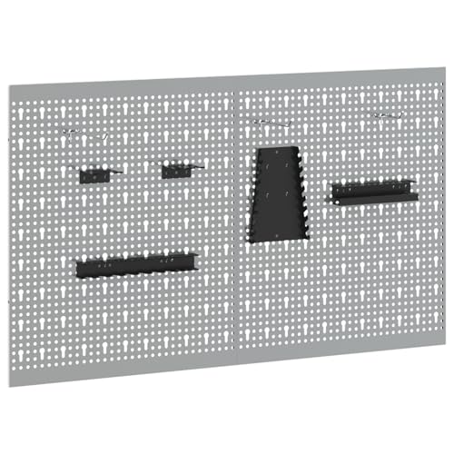 SKM Pegboards 2er Set mit 8 Zubehörteilen in Grau 50x60 cm aus Stahl,Heimwerkerbedarf , Bauzubehör , Werkzeugaufbewahrung & Ordnungssysteme,Grau,4.1KG,4103481 SKM Pegboards 2er Set mit 8 Zubehörteilen in Grau 50x60 cm aus Stahl,Heimwerkerbedarf , Bauzubehör , Werkzeugaufbewahrung & Ordnungssysteme,Grau,4.1KG,4103481 von SKM