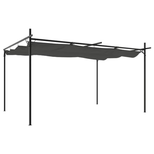SKM Pergola mit Schiebedach Anthrazit 395x292x230 cm,Heim & Garten,Rasen & Garten,Garten & Balkon,Gartenbauten,Pavillons & Partyzelte,Anthrazit,26.7 kg,360119 SKM Pergola mit Schiebedach Anthrazit 395x292x230 cm,Heim & Garten,Rasen & Garten,Garten & Balkon,Gartenbauten,Pavillons & Partyzelte,Anthrazit,26.7 kg,360119 von SKM