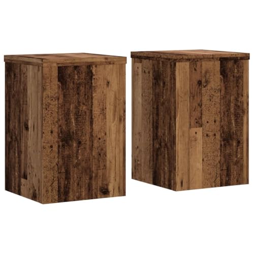 SKM Pflanzenständer 2 STK. Altholz-Optik 25x25x35 cm Holzwerkstoff,Heim & Garten,Rasen & Garten,Gartenpflege,Pflanzenständer,Braun,8.9 kg,852913 SKM Pflanzenständer 2 STK. Altholz-Optik 25x25x35 cm Holzwerkstoff,Heim & Garten,Rasen & Garten,Gartenpflege,Pflanzenständer,Braun,8.9 kg,852913 von SKM