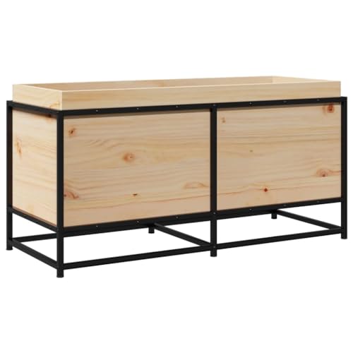 SKM Pflanzkübel 100x40x50 cm Massivholz Kiefer,Heim & Garten,Rasen & Garten,Gartenpflege,Blumentöpfe & Pflanzgefäße,Braun,14.3 kg,847033 von SKM