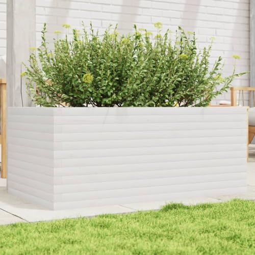 SKM Pflanzkübel Weiß 110x60x46 cm Massivholz Kiefer,Heim & Garten,Rasen & Garten,Gartenpflege,Blumentöpfe & Pflanzgefäße,Weiß,30.4KG,3282460 SKM Pflanzkübel Weiß 110x60x46 cm Massivholz Kiefer,Heim & Garten,Rasen & Garten,Gartenpflege,Blumentöpfe & Pflanzgefäße,Weiß,30.4KG,3282460 von SKM