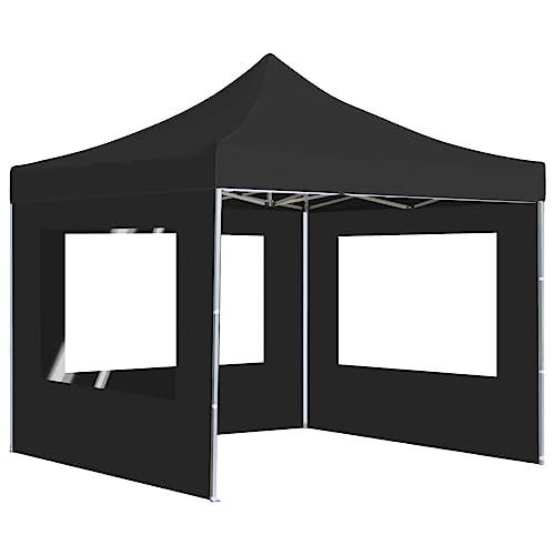 SKM Profi-Partyzelt Falt mit Wänden Aluminium 3×3m Anthrazit,Heim & Garten,Rasen & Garten,Garten & Balkon,Gartenbauten,Pavillons & Partyzelte,Anthrazit,16.75 kg,45488 von SKM