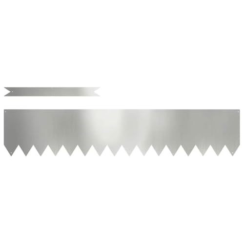 SKM Rasenkanten 30 pcs Silber 100 x 0.5 x 20 cm Verzinkter Stahl,Heimwerkerbedarf,Hauseinzäunung,Beeteinfassungen,Silber,24.1 kg,865963 SKM Rasenkanten 30 pcs Silber 100 x 0.5 x 20 cm Verzinkter Stahl,Heimwerkerbedarf,Hauseinzäunung,Beeteinfassungen,Silber,24.1 kg,865963 von SKM