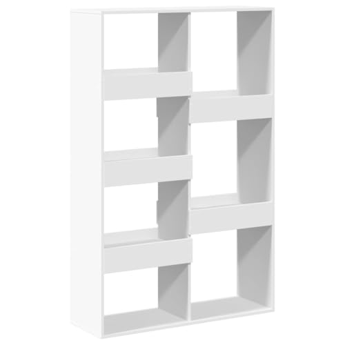 SKM Raumteiler Weiß 100x33x155,5 cm Holzwerkstoff,Möbel,Regalsysteme,Bücherregale & Bücherschränke,Weiß,42 kg,3309564 von SKM