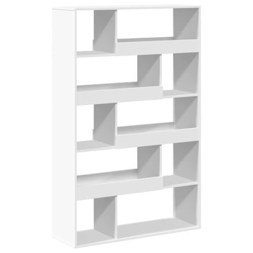 SKM Raumteiler Weiß 100x33x156,5 cm Holzwerkstoff,Möbel,Regalsysteme,Bücherregale & Bücherschränke,Weiß,45.7 kg,3309492 von SKM