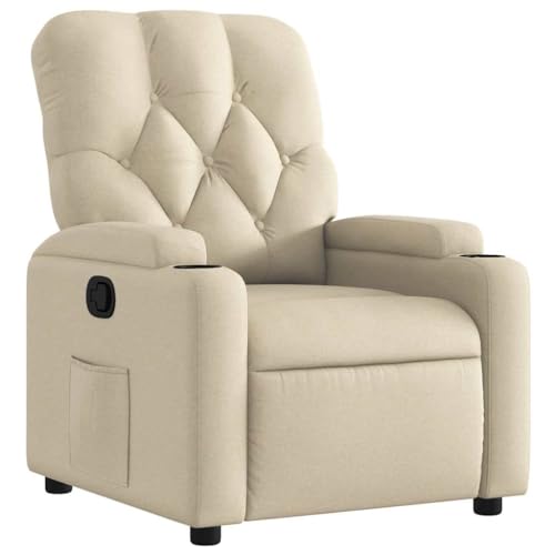 SKM Relaxsessel Creme Stoff,Möbel,Stühle,Sessel,Creme,20.15KG,372488 von SKM