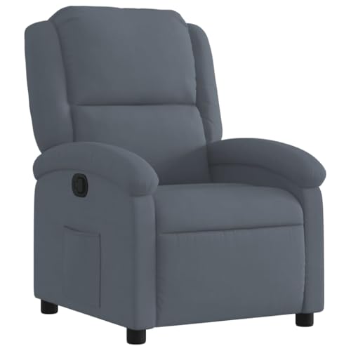 SKM Relaxsessel Dunkelgrau Samt,Möbel,Stühle,Sessel,Grau,19.3 kg,3205492 von SKM