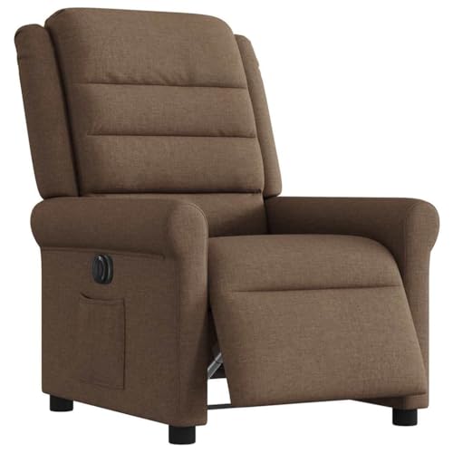 SKM Relaxsessel Elektrisch Braun Stoff,Möbel,Stühle,Sessel,Braun,22.3KG,3303298 von SKM