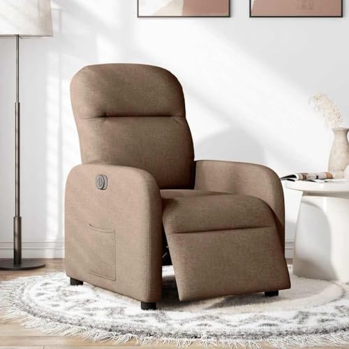 SKM Relaxsessel Elektrisch Braun Stoff,Möbel,Stühle,Sessel,Braun,22.5KG,3302956 von SKM