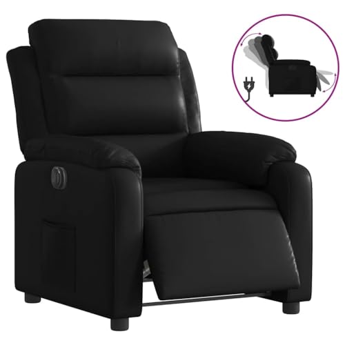 SKM Relaxsessel Elektrisch Schwarz Kunstleder,Möbel,Stühle,Sessel,Schwarz,23.1 kg,3205028 von SKM