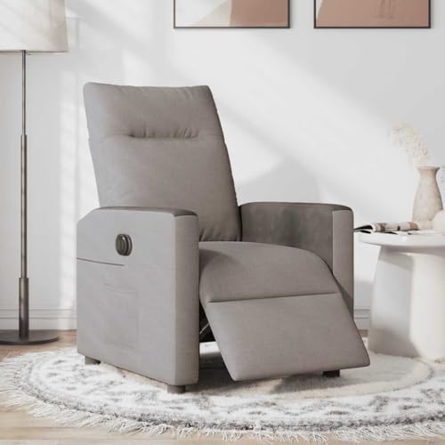 SKM Relaxsessel Elektrisch Taupe Stoff,Möbel,Stühle,Sessel,Taupe,22.2KG,3324043 von SKM