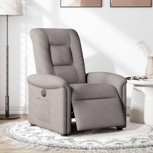 SKM Relaxsessel Elektrisch Taupe Stoff,Möbel,Stühle,Sessel,Taupe,22.8KG,3303241 von SKM