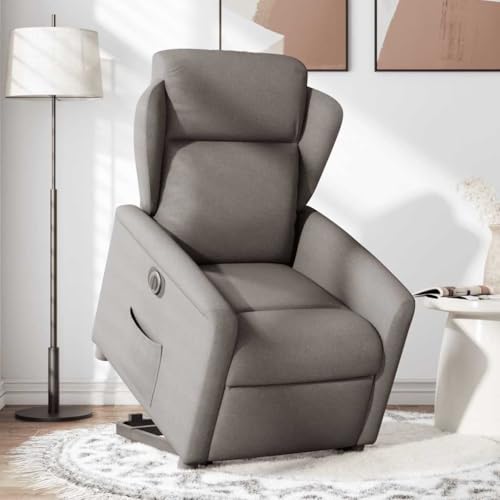 SKM Relaxsessel mit Aufstehhilfe Elektrisch Taupe Stoff,Möbel,Stühle,Sessel,Taupe,28.75KG,3303161 von SKM