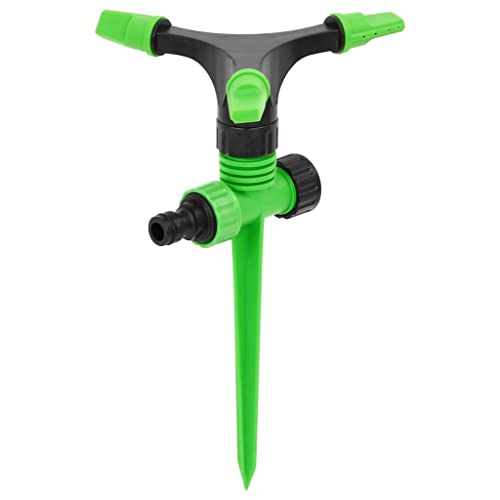 SKM Rotationsregner 4 STK. Grün und Schwarz 16x13,5x25,5 cm ABS PP,Heim & Garten,Rasen & Garten,Bewässerungssysteme,Sprinkleranlagen,Grün,0.47 kg,154448 von SKM