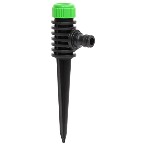 SKM Rotationsregner 6 STK. Grün und Schwarz 3x6x19,5 cm ABS & PP,Heim & Garten,Rasen & Garten,Bewässerungssysteme,Sprinkleranlagen,Grün,0.34 kg,154449 von SKM
