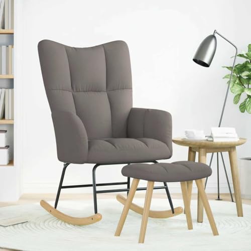 SKM Schaukelstuhl mit Fußhocker Taupe Stoff,Möbel,Stühle,Schaukelstühle,Taupe,13 kg,4016806 SKM Schaukelstuhl mit Fußhocker Taupe Stoff,Möbel,Stühle,Schaukelstühle,Taupe,13 kg,4016806 von SKM