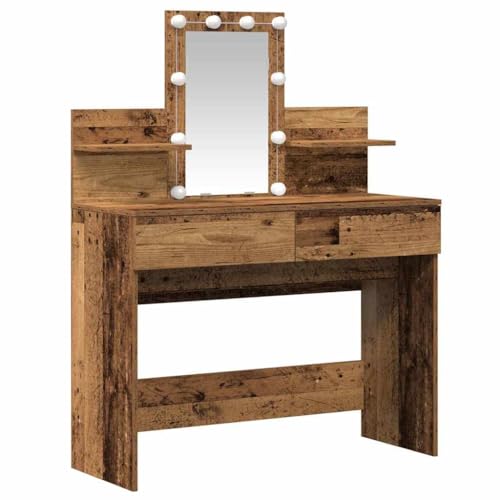 SKM Schminktisch Altholz 100 x 40 x 130 cm Holzwerkstoff,Möbel,Schränke,Spiegel- & Waschbeckenunterschränke,Schminktische,Braun,29.2 kg,868850 SKM Schminktisch Altholz 100 x 40 x 130 cm Holzwerkstoff,Möbel,Schränke,Spiegel- & Waschbeckenunterschränke,Schminktische,Braun,29.2 kg,868850 von SKM