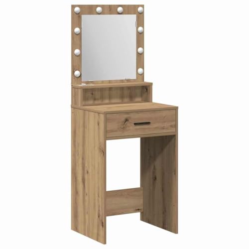 SKM Schminktisch Eiche handwerklich 50 x 41 x 135 cm Holzwerkstoff,Möbel,Schränke,Spiegel- & Waschbeckenunterschränke,Schminktische,Braun,20.55 kg,865099 SKM Schminktisch Eiche handwerklich 50 x 41 x 135 cm Holzwerkstoff,Möbel,Schränke,Spiegel- & Waschbeckenunterschränke,Schminktische,Braun,20.55 kg,865099 von SKM