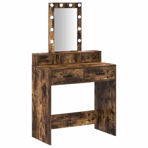 SKM Schminktisch mit Speicher Braun 79 x 41 x 140 cm Holzwerkstoff,Möbel,Schränke,Spiegel- & Waschbeckenunterschränke,Schminktische,Braun,25.2 kg,865167 SKM Schminktisch mit Speicher Braun 79 x 41 x 140 cm Holzwerkstoff,Möbel,Schränke,Spiegel- & Waschbeckenunterschränke,Schminktische,Braun,25.2 kg,865167 von SKM