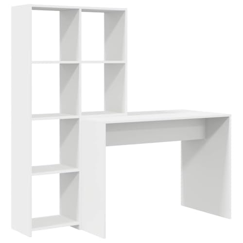 SKM Schreibtisch mit Regal Weiß 138.5 x 55 x 143 cm Holzwerkstoff,Möbel,Büromöbel,Schreibtische,Weiß,38.8 kg,3337249 SKM Schreibtisch mit Regal Weiß 138.5 x 55 x 143 cm Holzwerkstoff,Möbel,Büromöbel,Schreibtische,Weiß,38.8 kg,3337249 von SKM