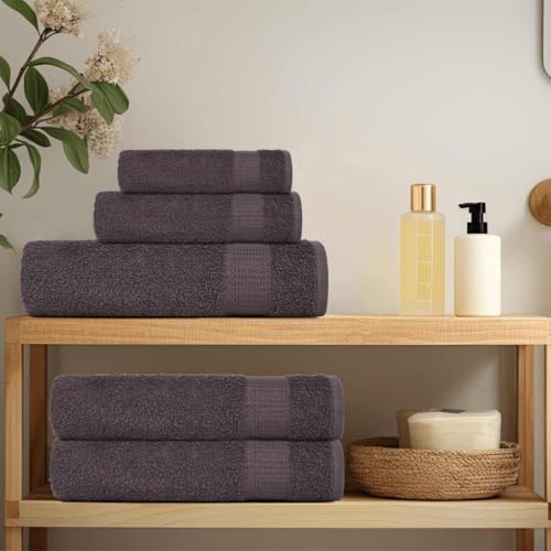 SKM Seiftücher 50 STK. Anthrazit 30x30 cm 360 g/m² 100% Baumwolle,Heim & Garten ? Haushaltswäsche ? Handtücher,Anthrazit,2.1KG,136676 von SKM