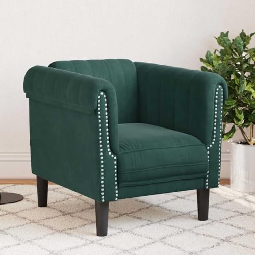 SKM Sessel Dunkelgrün Samt,Möbel,Sofas,Grün,16.7KG,372567 von SKM