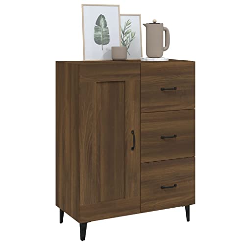 SKM Sideboard Braun Eichen-Optik 69,5x34x90 cm Holzwerkstoff, Weight: 29.4 kg, 817374 von SKM