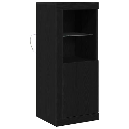 SKM Sideboard mit LED-Leuchten Schwarz Eiche 41x37x100 cm,Möbel,Schränke,Sideboards,Schwarz,19.5KG,863026 SKM Sideboard mit LED-Leuchten Schwarz Eiche 41x37x100 cm,Möbel,Schränke,Sideboards,Schwarz,19.5KG,863026 von SKM