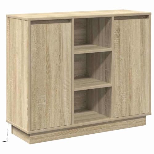 SKM Sideboard mit Regal Sonoma Eiche 90 x 32 x 75 cm Holzwerkstoff,Möbel,Schränke,Spiegel- & Waschbeckenunterschränke,Badezimmerwaschtische,Beige,27.1 kg,869684 SKM Sideboard mit Regal Sonoma Eiche 90 x 32 x 75 cm Holzwerkstoff,Möbel,Schränke,Spiegel- & Waschbeckenunterschränke,Badezimmerwaschtische,Beige,27.1 kg,869684 von SKM