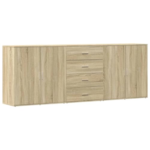 SKM Sideboards 3 STK. Sonoma-Eiche Holzwerkstoff,Möbel,Schränke,Sideboards,Braun,84.33 kg,3276611 SKM Sideboards 3 STK. Sonoma-Eiche Holzwerkstoff,Möbel,Schränke,Sideboards,Braun,84.33 kg,3276611 von SKM